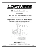 LOFTNESS 721D1 Operator'S Manual preview