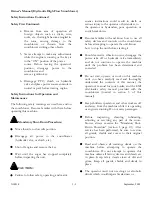 Preview for 12 page of LOFTNESS 721D1 Operator'S Manual