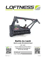 Предварительный просмотр 1 страницы LOFTNESS Battle Ax Light Owner'S Manual And Parts Book