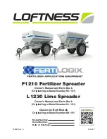 LOFTNESS FertiLogix F1210 Owner'S Manual And Parts Book предпросмотр