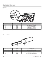 Предварительный просмотр 58 страницы LOFTNESS FS 800 Owner'S Manual And Parts Book