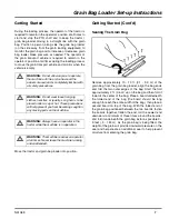 Предварительный просмотр 7 страницы LOFTNESS Grain Bag Loader Setup Instructions