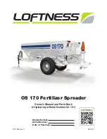 LOFTNESS OS 170 Owner'S Manual And Parts Book preview