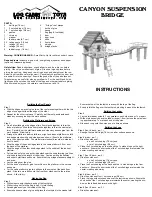 LOG CABIN TOYS CANYON SUSPENSION BRIDGE Instructions preview