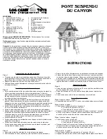 Предварительный просмотр 3 страницы LOG CABIN TOYS CANYON SUSPENSION BRIDGE Instructions