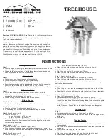 LOG CABIN TOYS TREEHOUSE Instructions preview