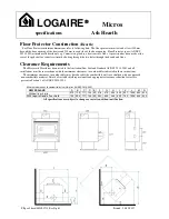 Preview for 1 page of Logaire Micros Ash Hearth Assembly