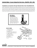 Предварительный просмотр 2 страницы Logan Graphic Products 650-1 Instruction Manual