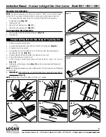 Предварительный просмотр 5 страницы Logan Graphic Products 650-1 Instruction Manual