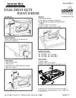 Logan Graphic Products F500-2 Instruction Sheet предпросмотр