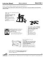 Предварительный просмотр 11 страницы Logan Graphic Products Pro Joiner Model F300-2 Instruction Manual