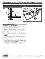 Предварительный просмотр 10 страницы Logan 650-1 Instruction Manual