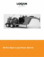 Preview for 1 page of Logan 85-Ton Open Loop Power Swivel User Manual