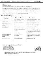 Предварительный просмотр 4 страницы Logan F500-4 Instruction Manual