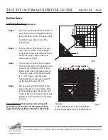 Preview for 6 page of Logan Fit-N-Frame Border Guide 262 Instruction Manual