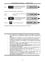 Предварительный просмотр 26 страницы Logan SPACE 2000 EVO Operation Manual