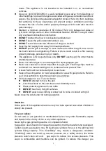 Preview for 16 page of LOGER GG030997 Operating Instructions Manual