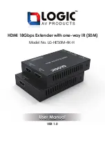 Предварительный просмотр 1 страницы Logic AV Products LG-HE50M-4K-H User Manual