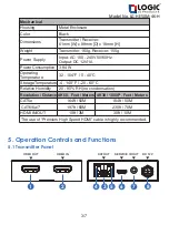 Предварительный просмотр 5 страницы Logic AV Products LG-HE50M-4K-H User Manual