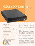 Logic Controls CR1600 Series Specifications preview