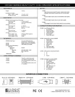 Preview for 1 page of Logic Controls CR1600 Specifications