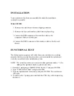 Preview for 5 page of Logic Controls CR3002 User Manual