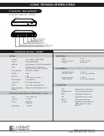 Предварительный просмотр 1 страницы Logic Controls LC6000 Technical Specifications