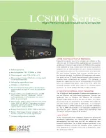 Logic Controls LC8000 Series Features предпросмотр