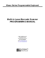 Preview for 1 page of Logic Controls LK7000 Programming Manual