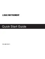 Preview for 1 page of Logic Instrument FIELDBOOK F1 Quick Start Manual