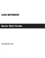 Предварительный просмотр 1 страницы Logic Instrument FIELDBOOK F60 Quick Start Manual