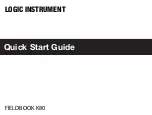 Logic Instrument Fieldbook K80 Quick Start Manual preview