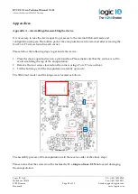 Предварительный просмотр 28 страницы Logic IO RTCU LX5 eco Technical Manual