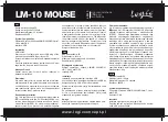 Preview for 1 page of Logic LM-10 Quick Start Manual