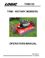 Предварительный просмотр 1 страницы Logic TRM120 Operator'S Manual