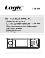 Preview for 1 page of Logic TS825i Instruction Manual