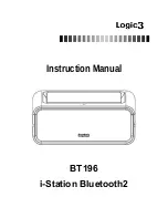 Logic3 i-Station Bluetooth2 BT196 Instruction Manual предпросмотр