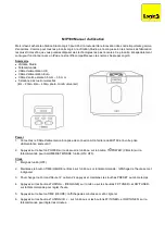 Preview for 5 page of Logic3 i-Station Studio MIP199 User Manual