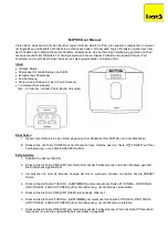 Preview for 9 page of Logic3 i-Station Studio MIP199 User Manual