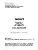 Предварительный просмотр 36 страницы Logic3 i-Station TimeCurve User Manual