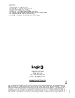 Preview for 32 page of Logic3 i-Station11 Instruction Manual