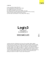 Preview for 31 page of Logic3 MIP004 Instruction Manual