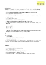 Preview for 4 page of Logic3 PSU448 Instruction Manual