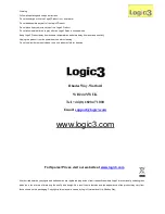 Предварительный просмотр 16 страницы Logic3 Stealth PS909 Instruction Manual