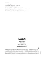 Предварительный просмотр 32 страницы Logic3 WIP025 i-station25 Instruction Manual