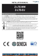Logicbus SENECA Z-LTE-WW Installation Manual preview