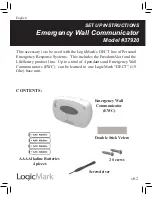Предварительный просмотр 1 страницы LogicMark 37920 Setup Instructions