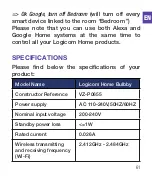 Предварительный просмотр 61 страницы Logicom Home Bulbby User Manual