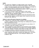 Preview for 16 page of LOGICOM Le Kay 283 Quick Start Manual