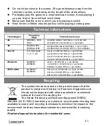 Preview for 21 page of LOGICOM Le Wave Quick Start Manual